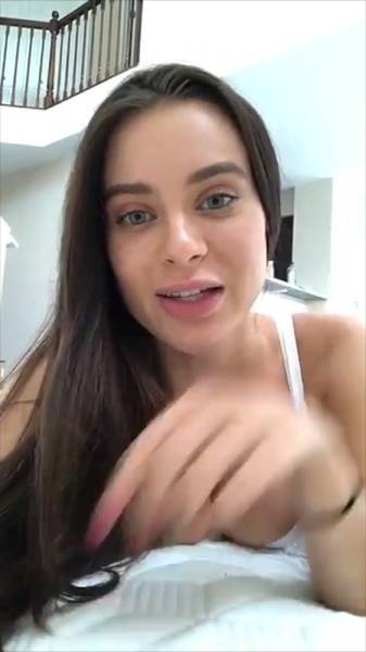 Lana Rhoades banana eating snapchat premium xxx porn videos on shefanatics.com