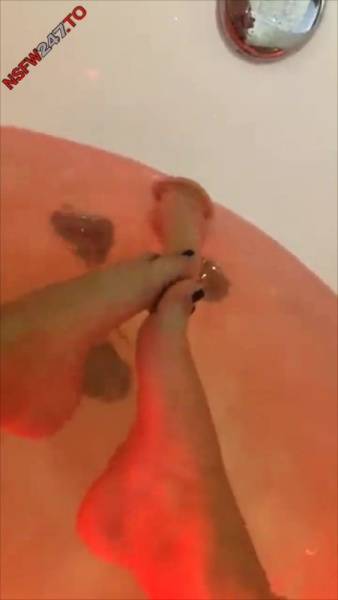 Dulce Maria foot licking fetish snapchat premium xxx porn videos on shefanatics.com
