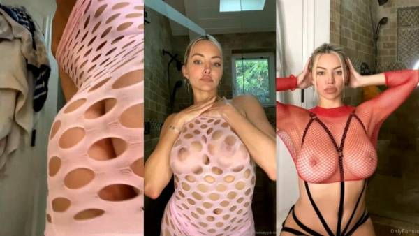 Lindsey Pelas Fishnet Dress Livestream Video Leaked on shefanatics.com