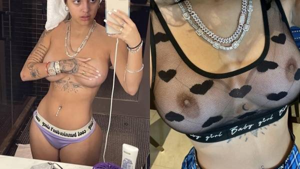 Malu Trevejo Nude See Through Lingerie Thong Photos on shefanatics.com