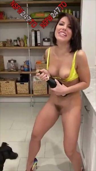 Adriana Chechik masturbating till squirt & drinking it snapchat premium xxx porn videos on shefanatics.com