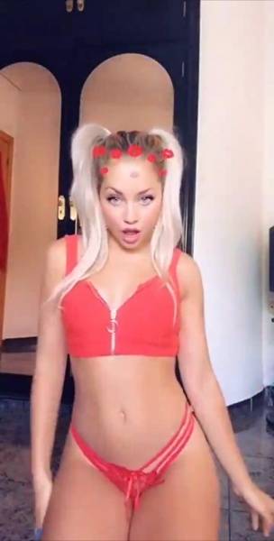 Paola Skye red bikini snapchat premium xxx porn videos on shefanatics.com