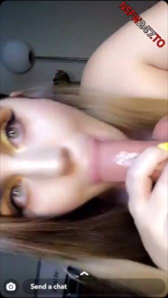 Candy Court sloppy dildo blowjob POV snapchat premium xxx porn videos on shefanatics.com