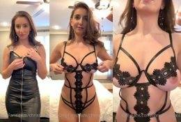 Christina Khalil Sexy Lingerie Boob Play Video Leaked on shefanatics.com