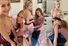 Eva Elfie Nude Lesbian Sex Video Leaked on shefanatics.com