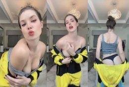 Amanda Cerny Nipple Slip Strip Tease Video Leaked on shefanatics.com