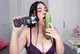 ASMR Wan Cucumber Licking Video Leaked on shefanatics.com