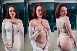 Sabrina Lynn itssabrinalynn Strips White Lingerie Video Leaked on shefanatics.com