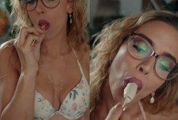 Gina Carla Sucking Popsicle ASMR Video on shefanatics.com