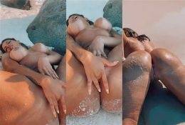 Stephanie Silveira Nude Beach Masturbating Porn Video Leaked on shefanatics.com