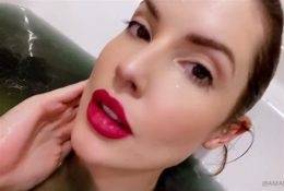 Amanda Cerny Nude Bathing OnlyFans Leaked Video on shefanatics.com