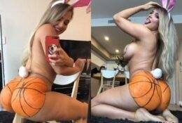 Jem Wolfie Nude Ass Painting Like Basketball Video on shefanatics.com