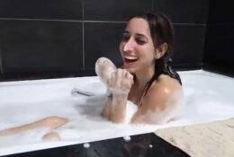 Christina Khalil Topless Bathing Lewd Video on shefanatics.com