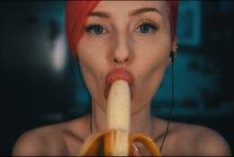 MyKinkyDope Banana ASMR Video on shefanatics.com