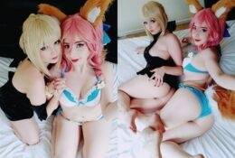 Hidori Rose X Miko Sexy Cosplay Selfies on shefanatics.com