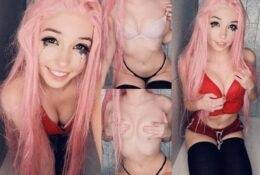 Belle Delphine Red Snapchat Shower Singing on shefanatics.com