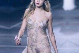 Cara Delevingne Pussy Slip See Through Dress on shefanatics.com