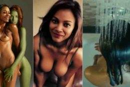 Zoe Saldana Sex Video Leaked! on shefanatics.com