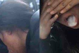 Asian Teen Swallows Cum Car Blowjob! on shefanatics.com