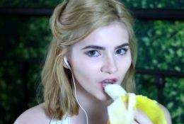 Cloverless ASMR Banana ASMR Video on shefanatics.com