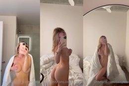 Daisy Keech Nipple Tease Selfie Video Leaked on shefanatics.com