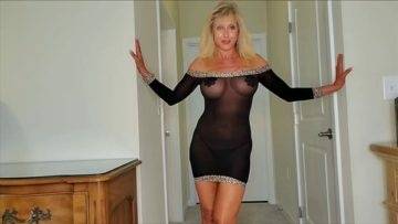 Reba Fitness Nude See Thorugh Black Sheer Dress Video Leaked on shefanatics.com