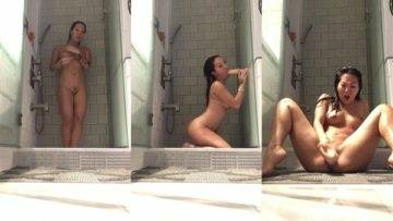 Asa Akira Nude Dildo Fucking in Shower Porn Video Leaked on shefanatics.com