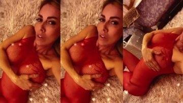 Emanuela Botto Nude Red Lingerie Teasing Video Leaked on shefanatics.com