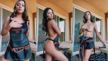 Arianny Celeste Nude in Carpenter Dress Teasing Video Leaked on shefanatics.com