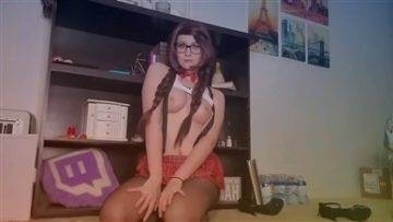 Jaxerie Nude Twitch Leaked School Girl Teasing Porn Video on shefanatics.com