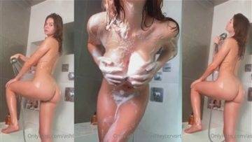 Ashley Tervort Leaked Nude Shower Nipple Show Porn Video on shefanatics.com