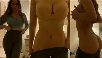 Christina Khalil Nude Changing Clothes Video Leaked on shefanatics.com
