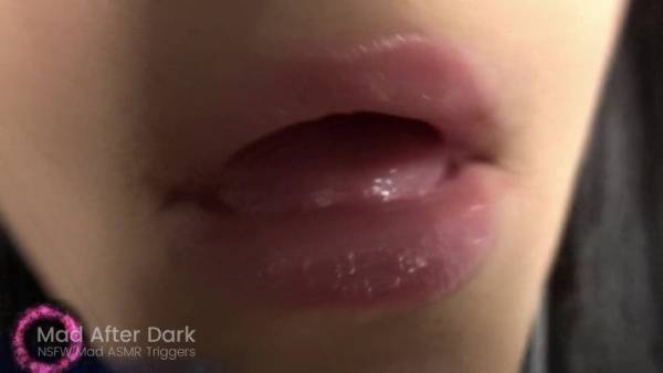 Mad After Dark ASMR - Lens Ear Licking Kissing And Moaning Close Up on shefanatics.com