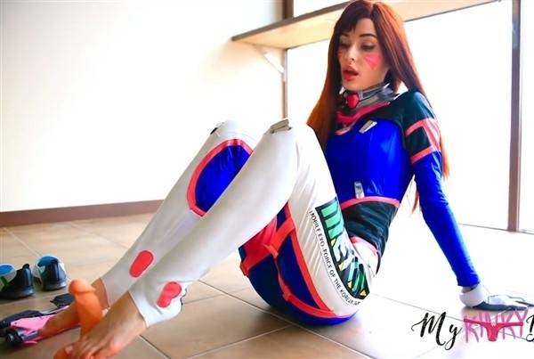 MyKinkyDope DVa OverWatch Cosplay JOI Video on shefanatics.com