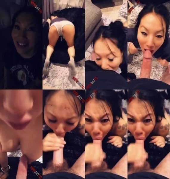 Asa Akira POV blowjob & cum on boobs snapchat premium 2020/01/29 on shefanatics.com