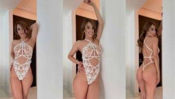 Yanet Garcia Nude See Through Lingerie Video Leaked on shefanatics.com