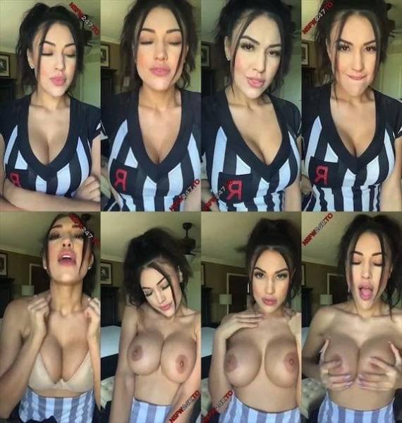 Rainey James boobs tease snapchat premium 2019/09/05 on shefanatics.com