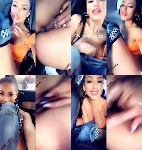 Gwen Singer pussy play in car snapchat premium 2019/10/05 on shefanatics.com