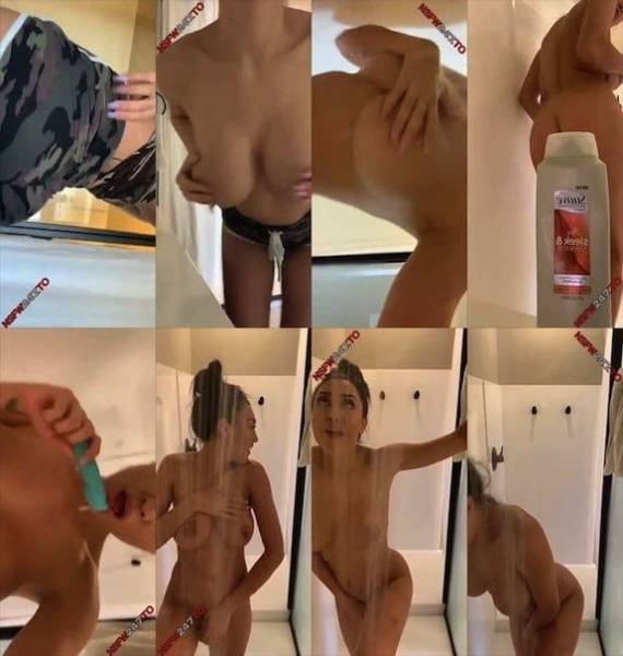 Rainey James shower show snapchat premium 2019/08/27 on shefanatics.com