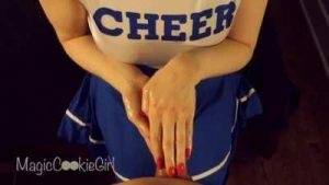 Tiktok porn Busty cheerleader makes me cum on her uniform on shefanatics.com