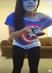 Brazilian teen dancing on periscope - Brazil on shefanatics.com