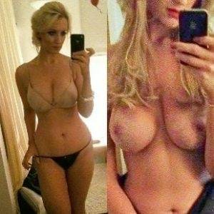 Delphine CATHERINE TYLDESLEY TOPLESS NUDE SELFIES on shefanatics.com