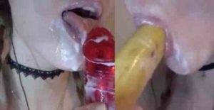 Delphine Peas and Pies ASMR Dildo, Banana, Blowjob Videos on shefanatics.com