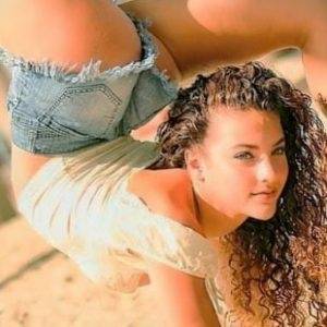 SOFIE DOSSI ASS STRETCHING AND BIKINI BOOBS thothub on shefanatics.com