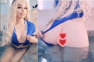 Belle Delphine Swimsuit Pool Snapchat Lewds NEw Leaked on shefanatics.com