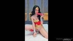 Lana Rain Nude Wonder Woman Dildo Fucking Porn Video Delphine on shefanatics.com