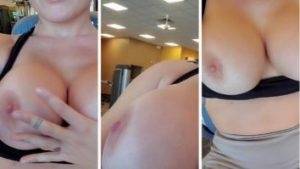 Kissasins Love taking my big tits out at the gym thothub on shefanatics.com