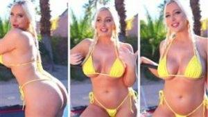 Tara Babcock Youtuber Yellow Bikini Video Leaked on shefanatics.com