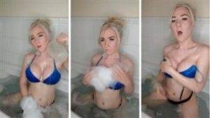 Gross Gore Wife Twitch Streamer Blue Bikini Nude Video on shefanatics.com