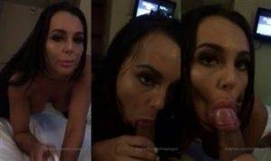 Christina May Nude Blowjob Porn Video Leaked on shefanatics.com